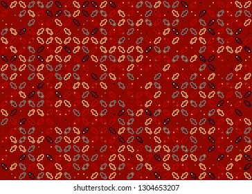 Seamless geometric pattern design illustration