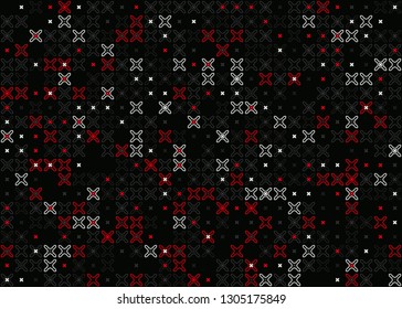 Seamless geometric pattern design illustration