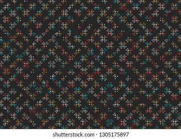 Seamless geometric pattern design illustration