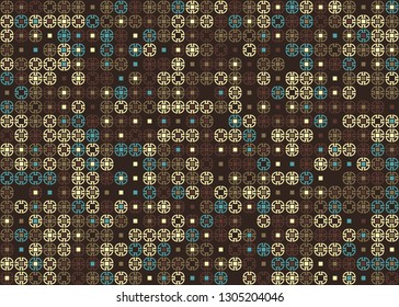 Seamless geometric pattern design illustration