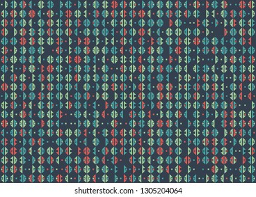 Seamless geometric pattern design illustration