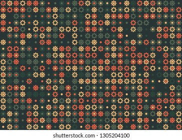 Seamless geometric pattern design illustration