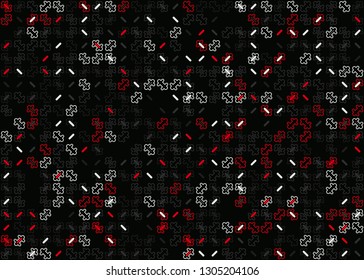 Seamless geometric pattern design illustration
