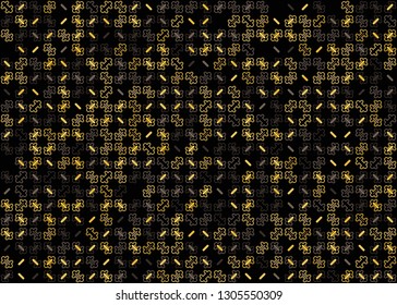 Seamless geometric pattern design illustration