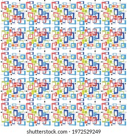 seamless geometric pattern design illustration