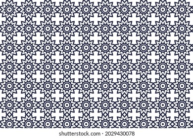 Seamless geometric pattern design. Ornament for fabric, wrapping, wallpaper, paper and Decorative print