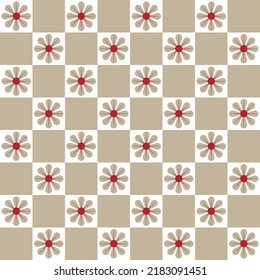 Diseño de patrones geométricos impecables. Patrón de flores ornamentales adecuado para tela, ilustración, papel impreso, papel pintado. impresión de moda.