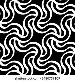 Seamless Geometric pattern design. Repeating Hexagon shapes patterns of Artistic lines vector.