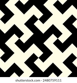 Diseño de patrón geométrico sin costuras. Patrones de Formas hexagonales repetidas de Vector de líneas artísticas.