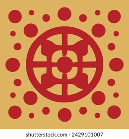 Seamless geometric pattern design for textile