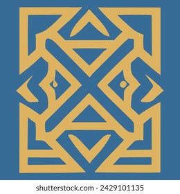 Seamless geometric pattern design for textile