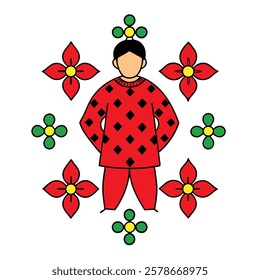 Seamless Geometric Pattern Design for Textile and Fabric Vector Illustration