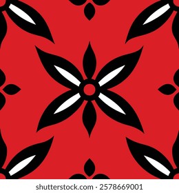 Seamless Geometric Pattern Design for Textile and Fabric Vector Illustration