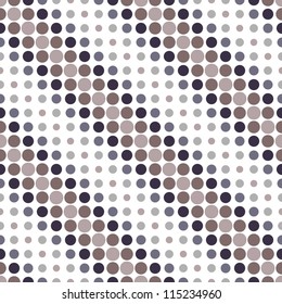 seamless geometric pattern. diagonal dots. vector repeating texture