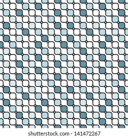 Seamless geometric pattern. Diagonal dots. Vector repeating texture