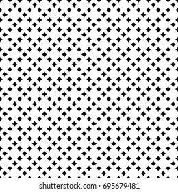 Seamless geometric pattern from diagonal grid of stars. Pattern for fabric and clothing. Vector illustration