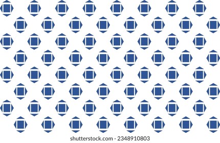 nahtloses geometrisches Muster mit Diamant, blauem Diamantwiederholmuster, Vollbild, Design für Stoffdruck oder Tapete
