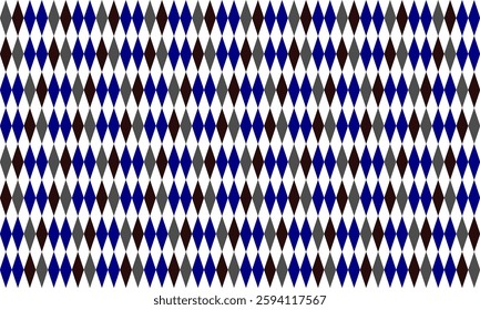 seamless geometric pattern, Seamless geometric diamond pattern in blue, gray and black, diamond checkerboard, chessboard seamless Repeat seamless pattern design for fabric printing or background