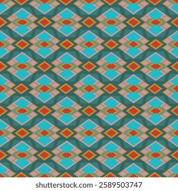 seamless geometric pattern diamond green blue floor wallpaper cover carpet
