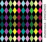 Seamless geometric pattern, diamond shape vector pattern, fabric, cloth, background, interior textile