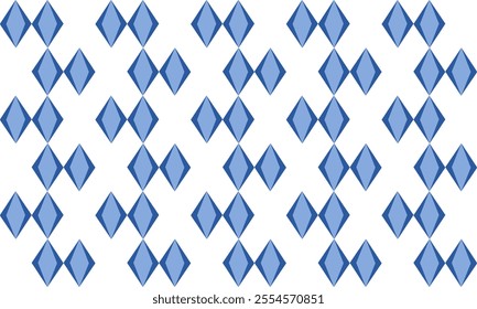 seamless geometric pattern, Seamless geometric diamond pattern in two tone blue. blue diamond checkerboard, chessboard seamless Repeat seamless pattern design for fabric print, 2 layer diamond