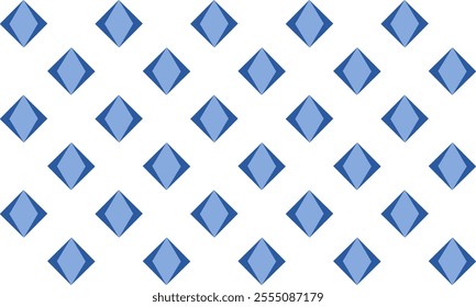 seamless geometric pattern, Seamless geometric diamond pattern in two tone blue. blue diamond checkerboard, chessboard seamless Repeat seamless pattern design for fabric print, 2 layer diamond