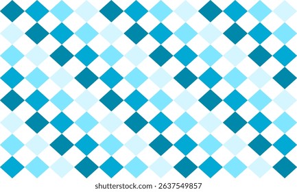 seamless geometric pattern, Seamless geometric diamond pattern in two tone blue green,  blue diamond checkerboard, chessboard seamless Repeat seamless pattern design for fabric printing or background