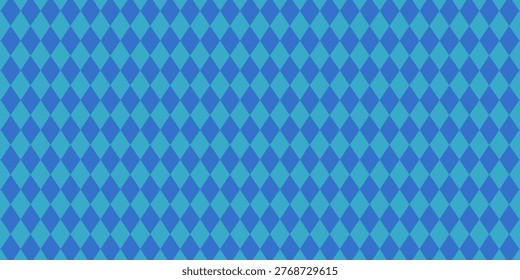 seamless geometric pattern, Seamless geometric diamond pattern in two tone blue. blue diamond checkerboard, chessboard seamless Repeat seamless pattern design for fabric printing or background
