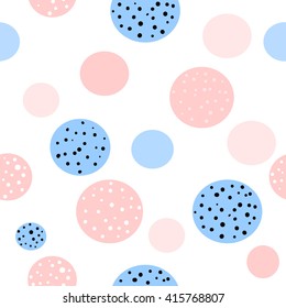 seamless geometric pattern. dots pattern