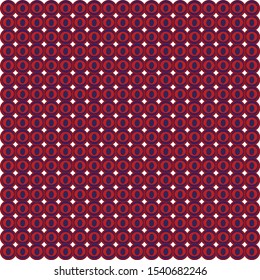 Seamless geometric pattern with dots, eyes