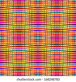 Seamless geometric pattern with a double zigzag. Can be used in textiles, for book design, website background, and also for the design of the objects of interior and exterior. Vector, module