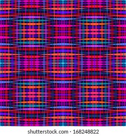 Seamless geometric pattern with a double zigzag. Can be used in textiles, for book design, website background, and also for the design of the objects of interior and exterior. Vector, module