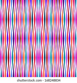 Seamless geometric pattern with a double zigzag. Can be used in textiles, for book design, website background, and also for the design of the objects of interior and exterior. Vector, module