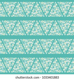 Seamless geometric pattern. Drops texture. The texture of the triangles of dots. Textile rapport.