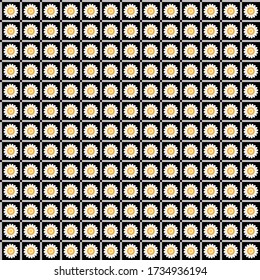 Seamless geometric pattern. With elegant color, and flower ornament. creative design for different backgrounds. Seamless horizontal borders with repeating line texture.