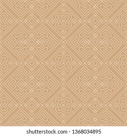 Seamless geometric pattern, elegant and repeatable tiles