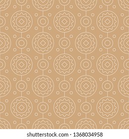 Seamless geometric pattern, elegant and repeatable tiles