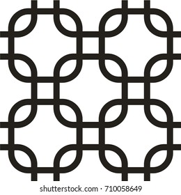 Seamless geometric pattern. The element of design to create layouts, backgrounds, printing on fabric, paper, wrapping, Wallpaper. Ornament in ethnic style. Vector illustration Graphic motif