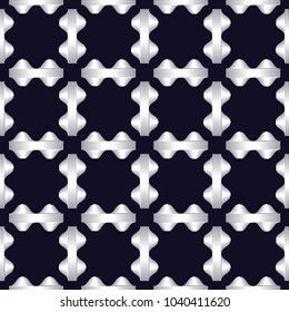 Seamless geometric pattern. Embroidery on fabric. Scribble texture. Textile rapport.