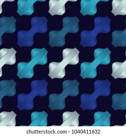 Seamless geometric pattern. Embroidery on fabric. Scribble texture. Textile rapport.