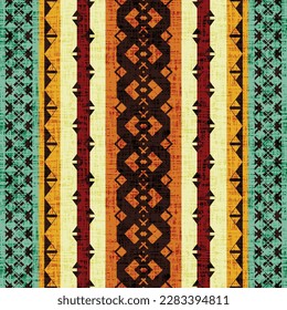 Seamless geometric pattern, ethnic background, vector design