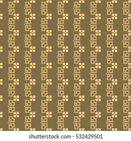 Seamless geometric pattern with ethnic motif. Geometric simple print. Vector repeating texture for textile, wallpaper, cards and etc.