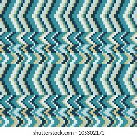 Seamless geometric pattern in ethnic style