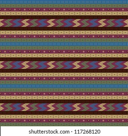 Seamless geometric Pattern. Ethnic style. Turkish carpet