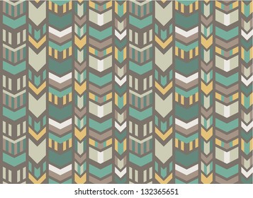 Seamless geometric pattern in ethnic style