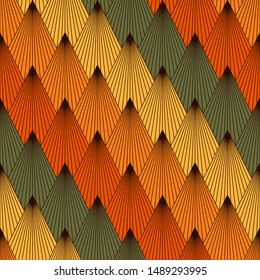 Seamless geometric pattern in ethnic style. Colorful abstract background with ornament