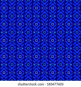 Seamless geometric pattern in ethnic style. Vector. 