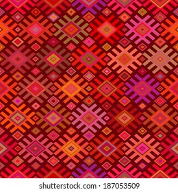 Seamless geometric pattern in ethnic style. Vector.