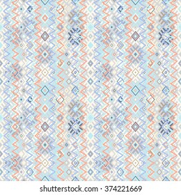 Seamless geometric pattern in ethnic style.