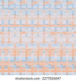 Seamless geometric pattern. Ethnic and tribal motifs. Patchwork ornament in bohemian style. Print for carpets, blankets, pillows. Grunge vintage texture. Vector illustration.